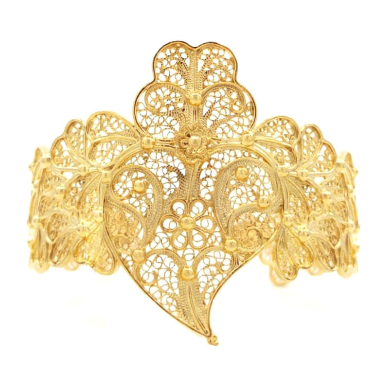 Bracelet Heart of Viana XL in Gold Plated Silver