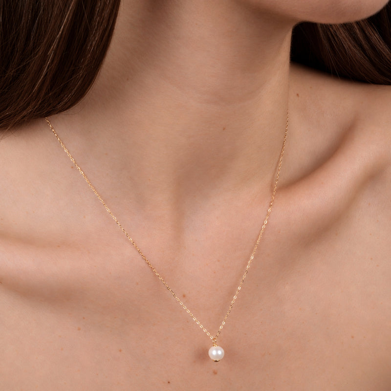 Colar Pérola em Ouro 19,2Kt