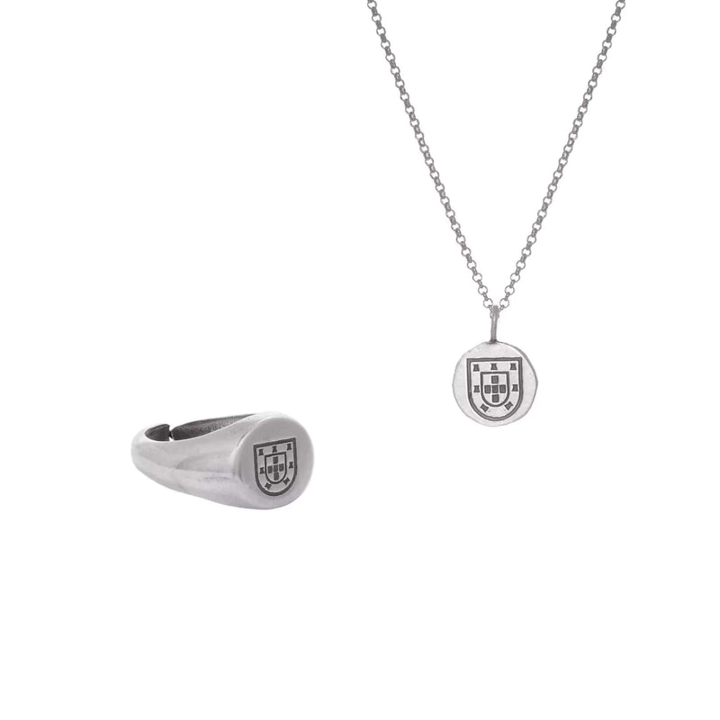 Set Men Escudo in Silver