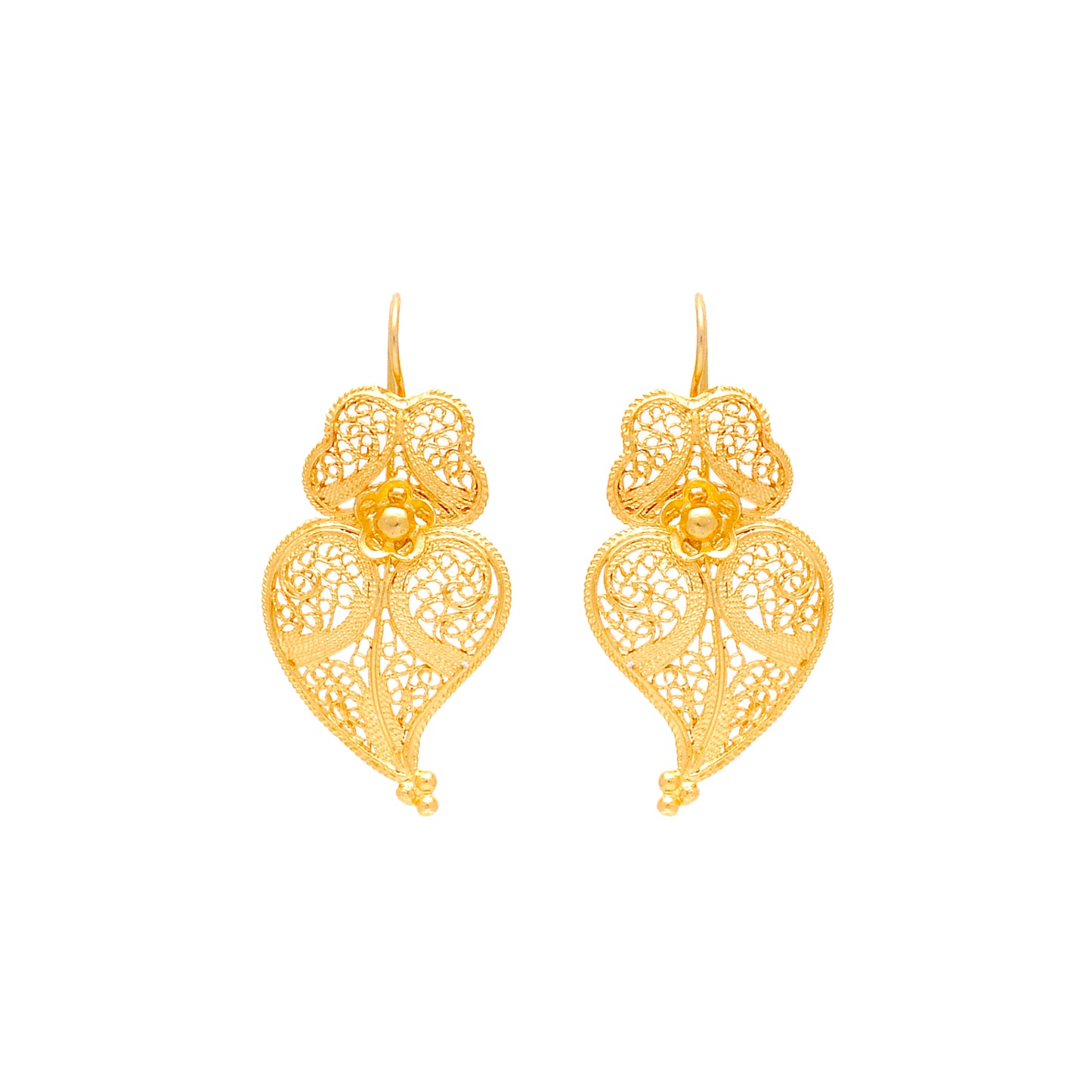 Earrings Heart of Viana M in 19,2Kt Gold