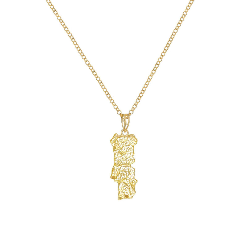Necklace Portugal M in Gold Plated Silver