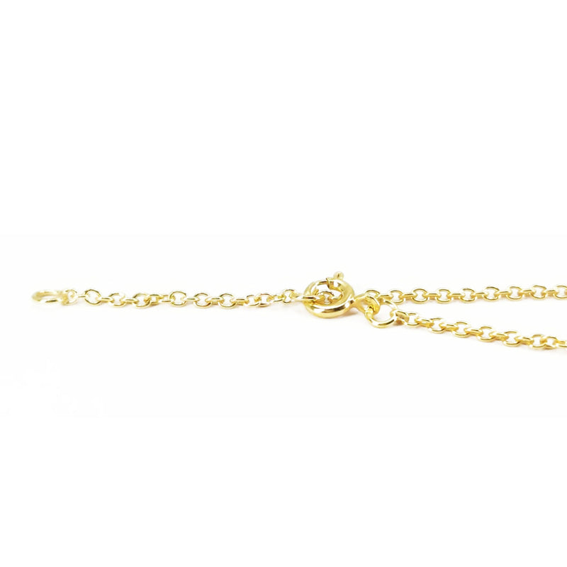Necklace Heart of Flowers in Gold Plated Silver