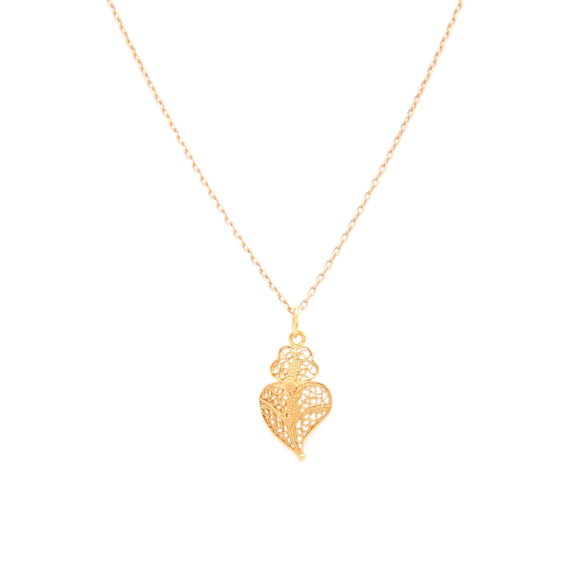 Necklace Heart of Viana XS in 9Kt Gold