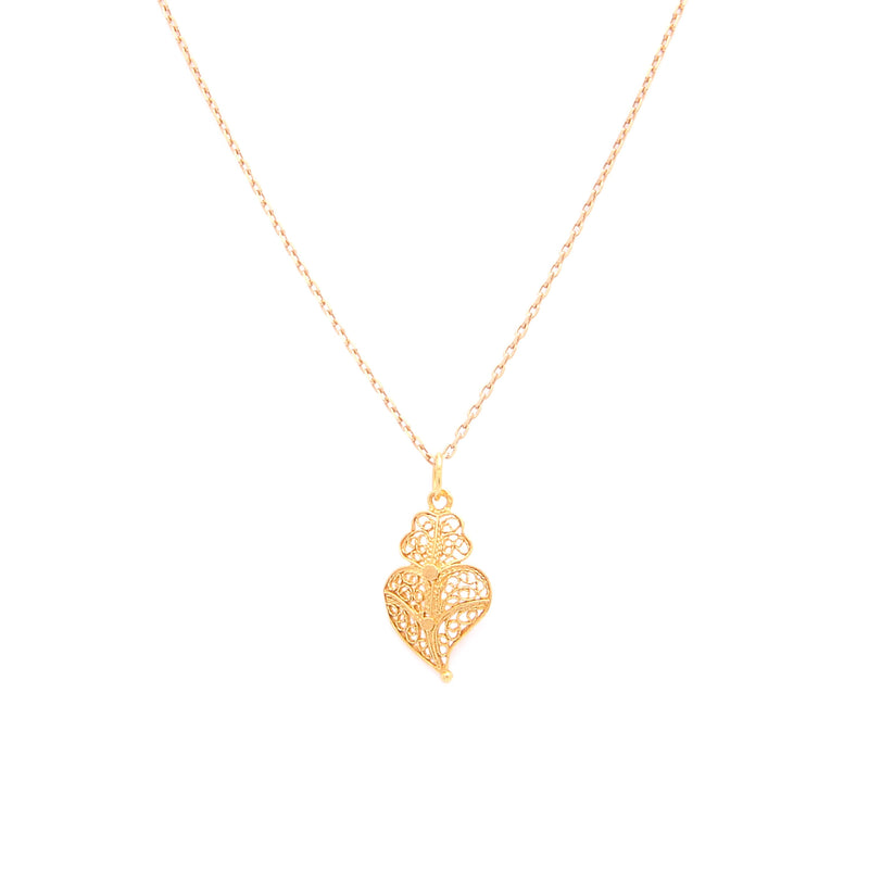 Necklace Heart of Viana XS in 9Kt Gold