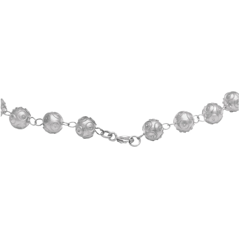 Necklace Viana's Contas in Silver