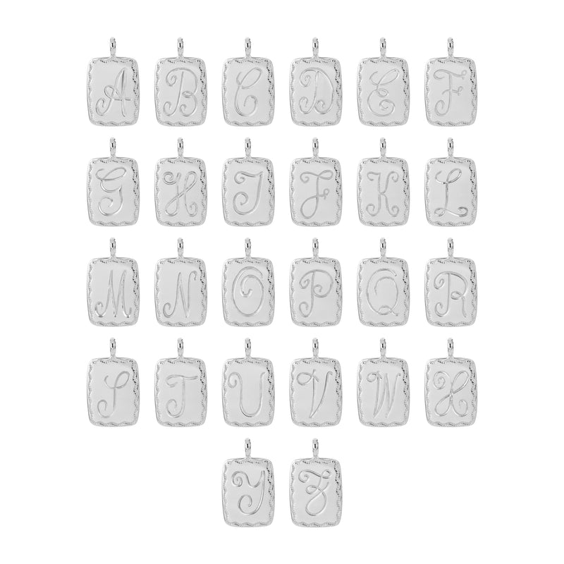 Colar Iniciais em Prata