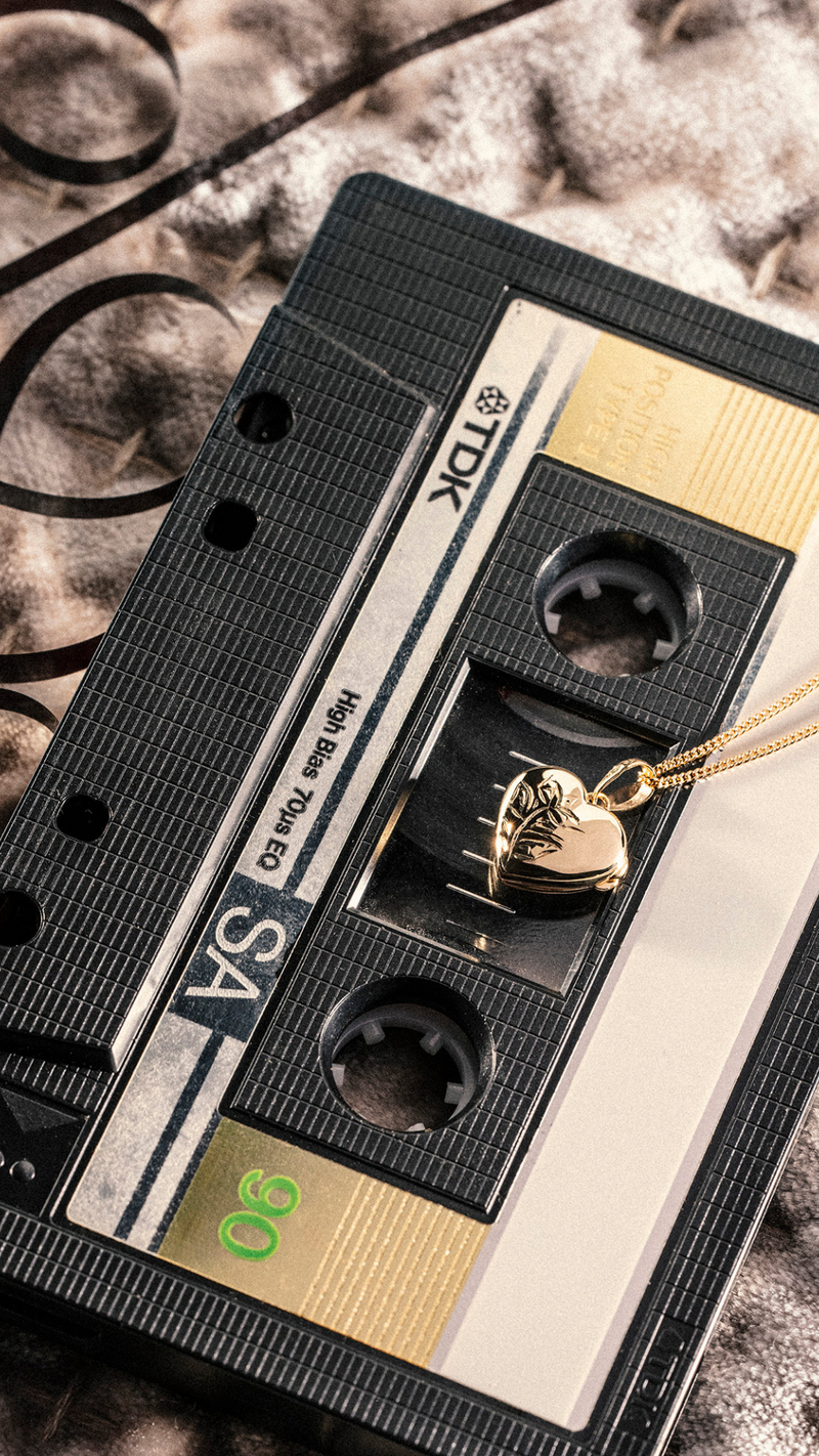 Collier Coeur Ouvert en Or 19,2 Carats