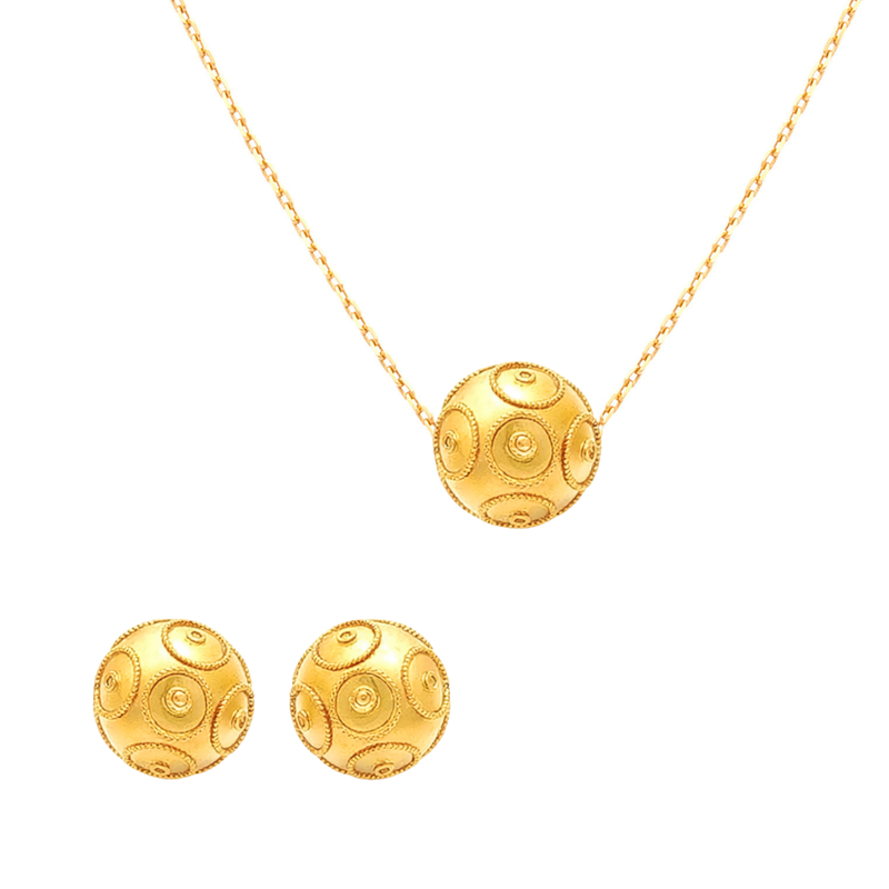 Set Conta de Viana aus 19,2Kt Gold
