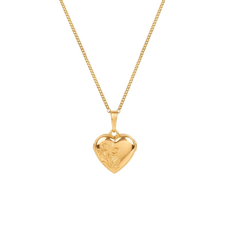 Collier Coeur Ouvert en Or 19,2 Carats