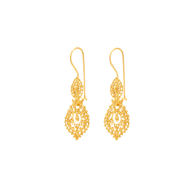 Brincos à Rainha XS em Ouro 19,2Kt