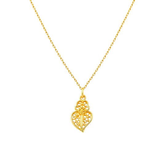 Collar Corazón de Viana XXS de Oro 19,2Kt