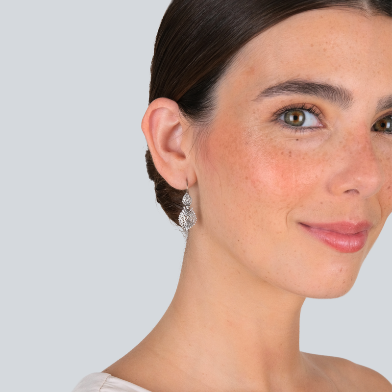 Queen Earrings XS in Silver