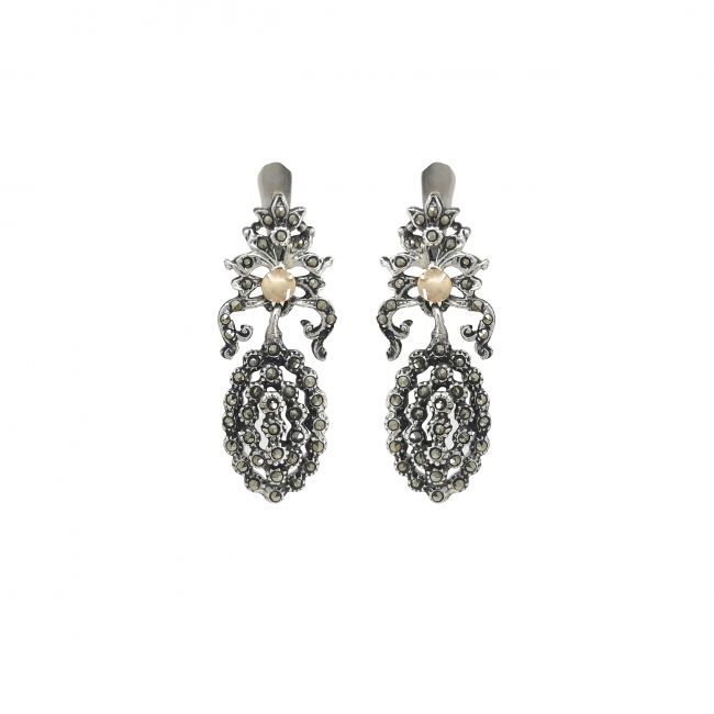 Earrings Royalty in Silver and Gold