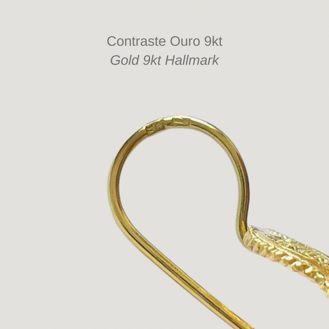 Earrings Caramujo in 9Kt Gold 
