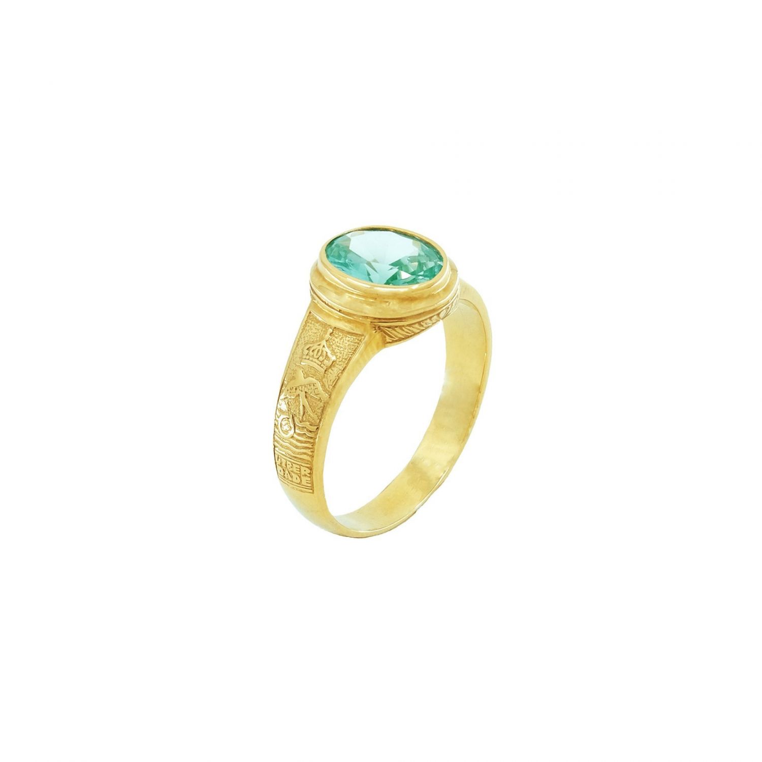 Ring Liberdade in Gold Plated Silver Ring Liberdade in Gold Plated Silver