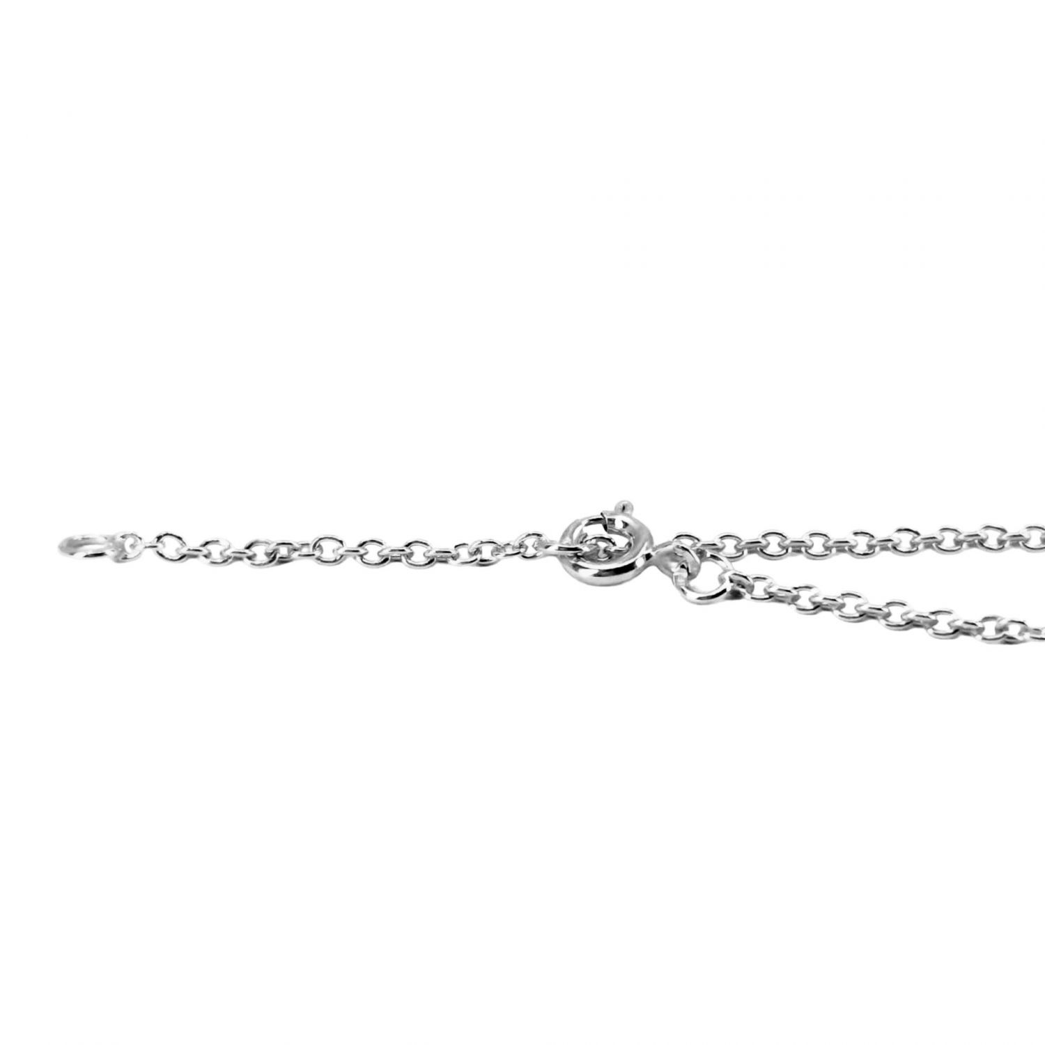 Necklace Heart of Flowers in Silver Necklace Heart of Flowers in Silver