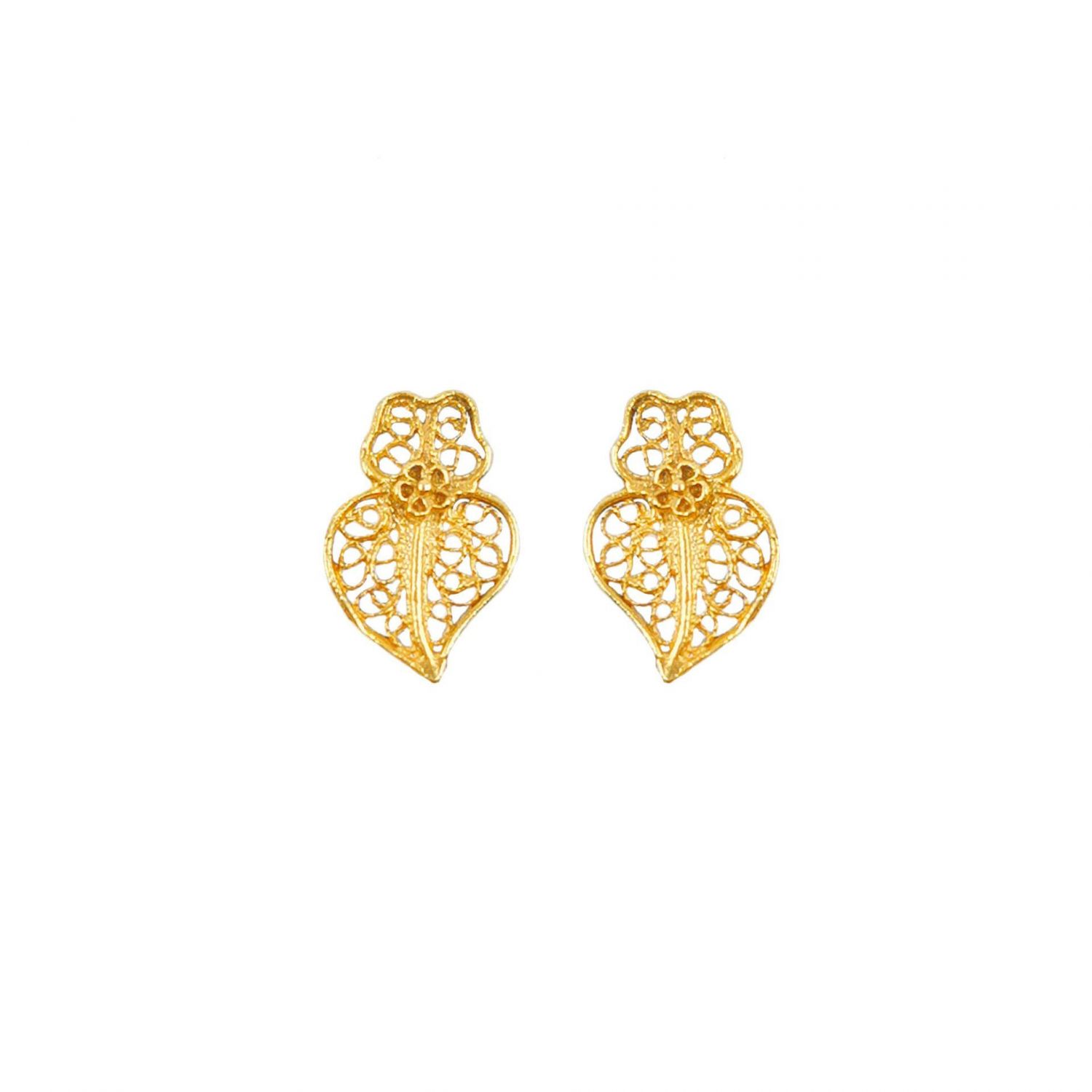 Earrings Heart Viana XXS in 9Kt Gold Earrings Heart Viana XXS in 9Kt Gold