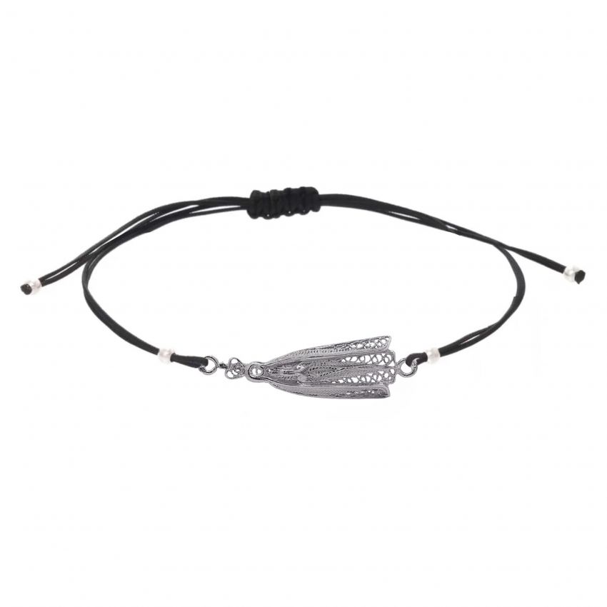 Pulseira Nossa Senhora de Fátima em Prata 