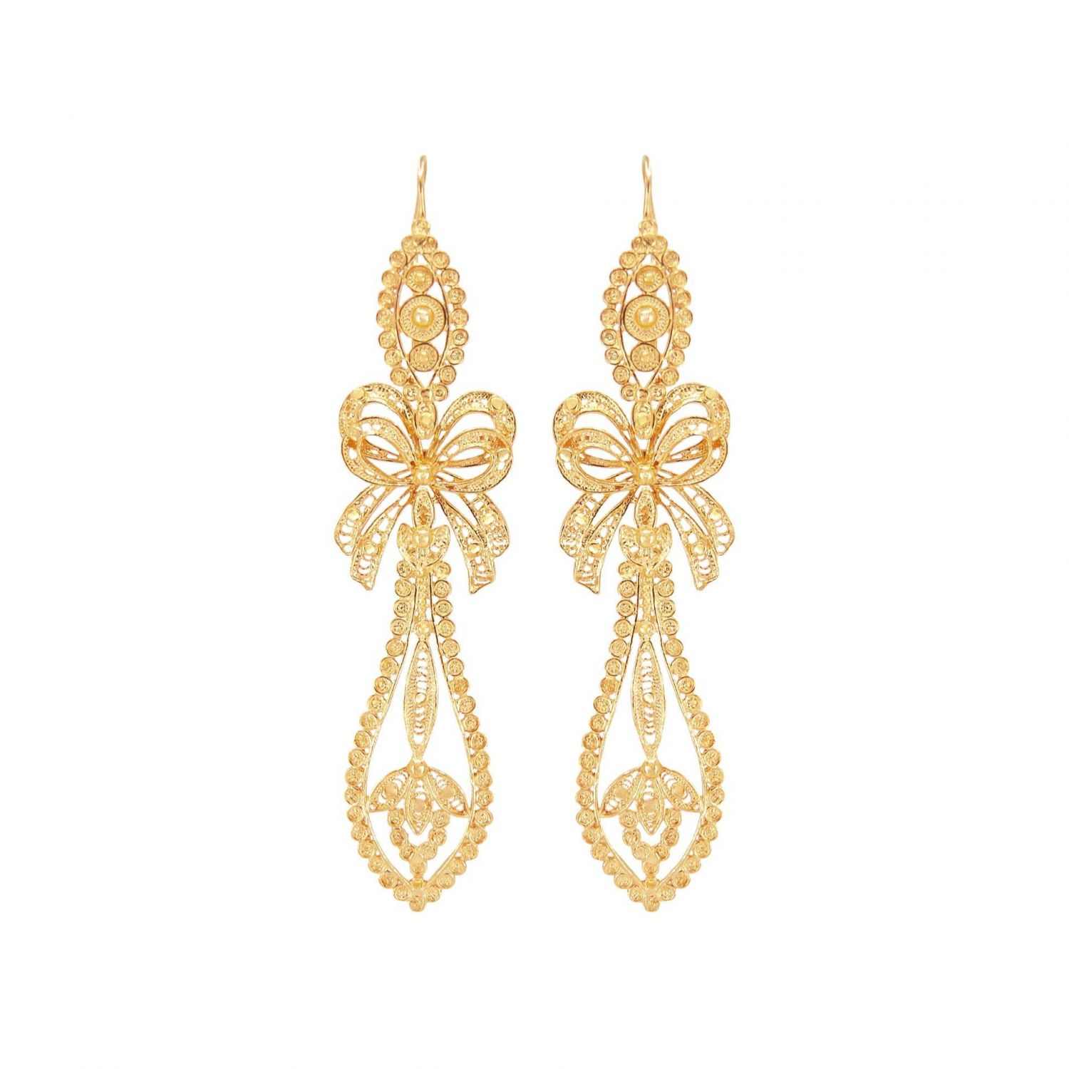 King Earrings in Gold Plated Silver King Earrings in Gold Plated Silver