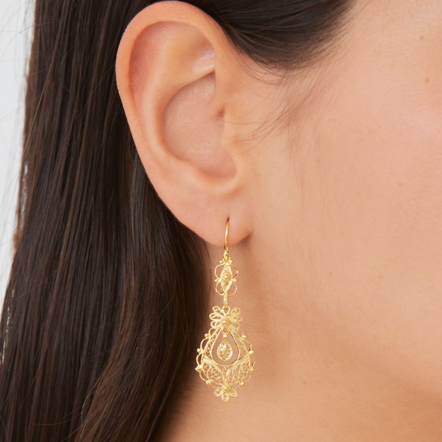 Princess Earrings in Silver Princess Earrings in Silver