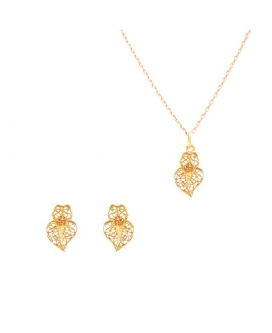 Set Heart of Viana XXS in 19,2Kt Gold 