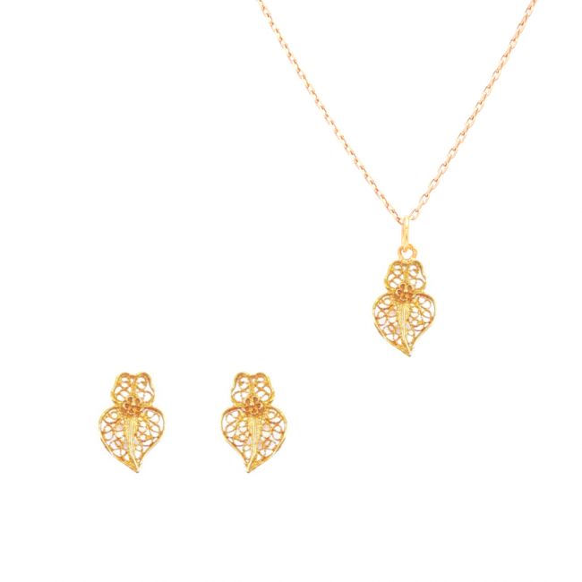 Set Heart of Viana XXS in 19,2Kt Gold 