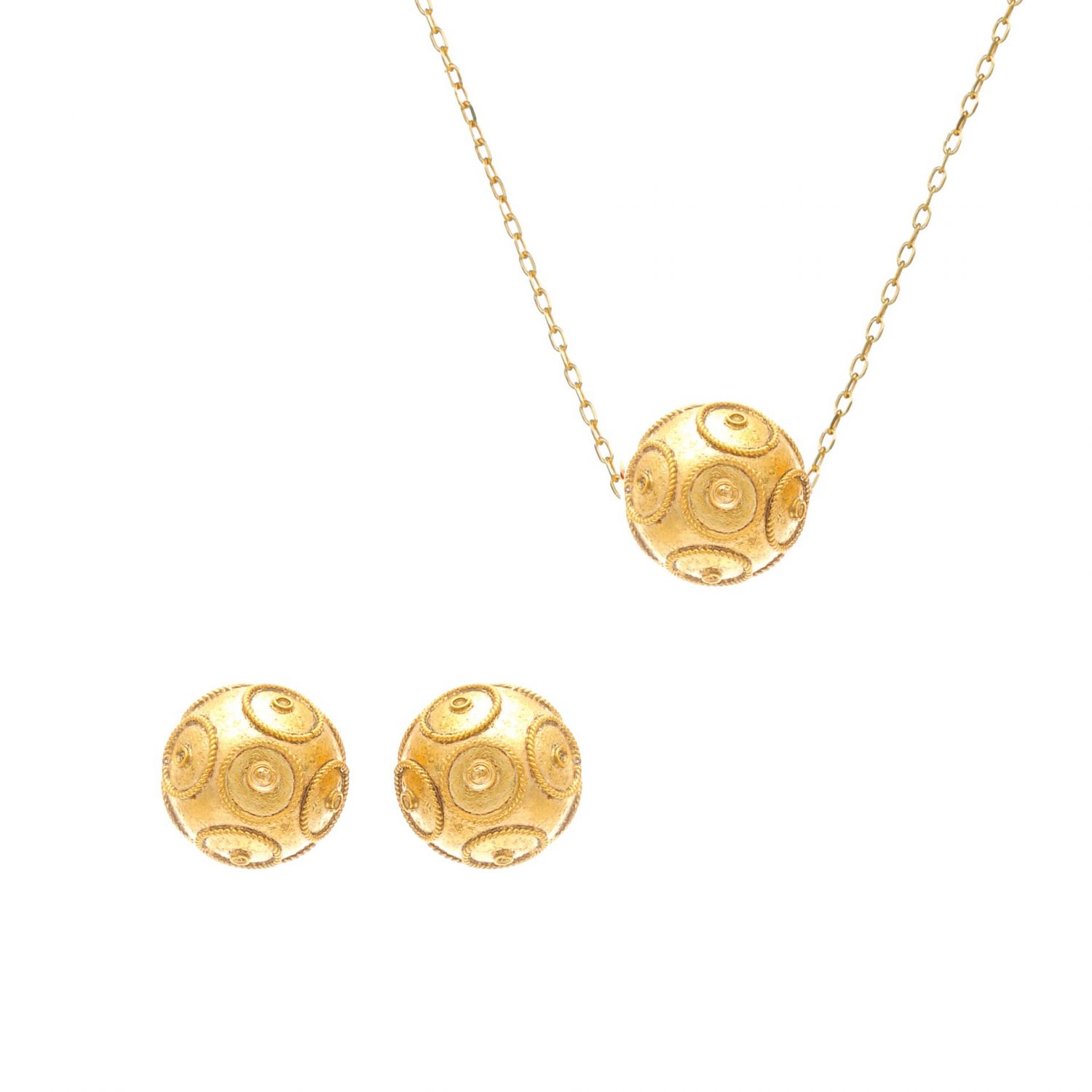 Set Viana's Conta in 19,2Kt Gold Set Viana's Conta in 19,2Kt Gold