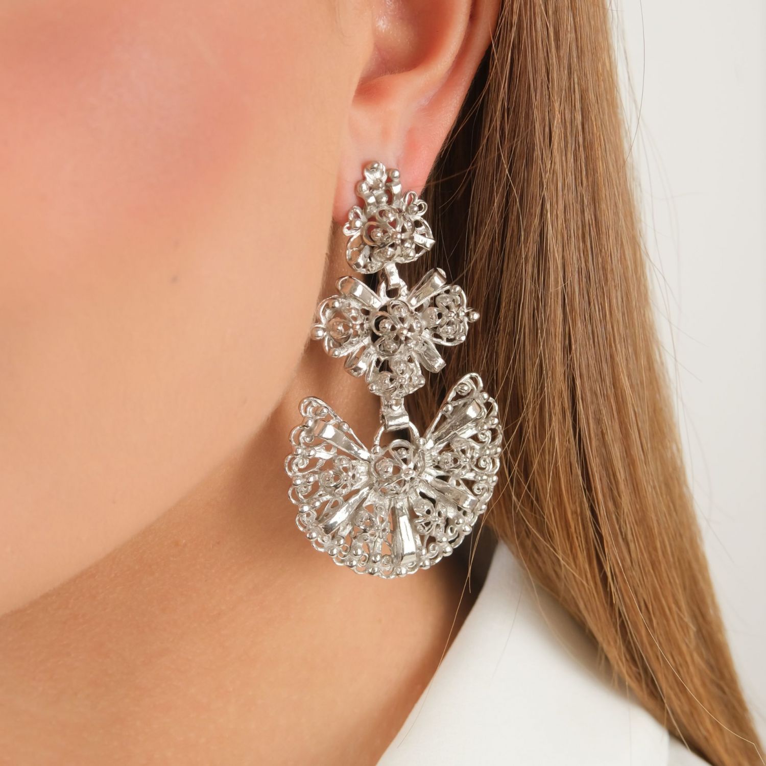 Galegos Earrings in Silver Galegos Earrings in Silver