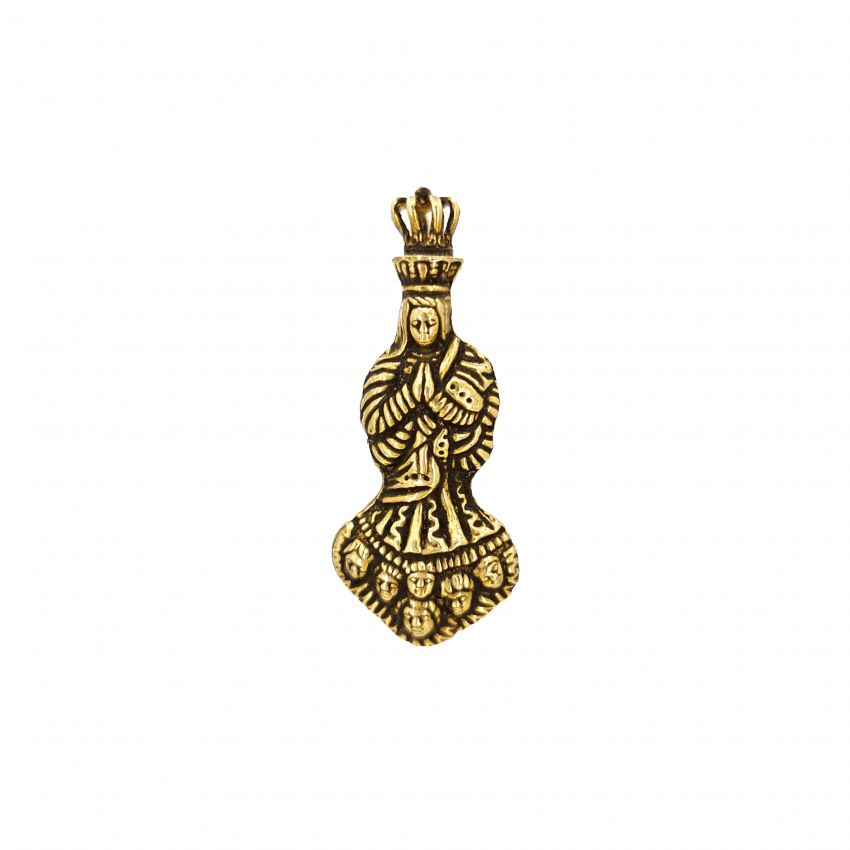 Pendant Immaculate Conception in Gold Plated Silver 