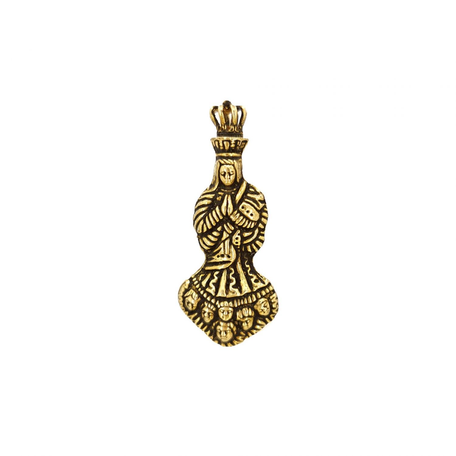 Pendant Immaculate Conception in Gold Plated Silver Pendant Immaculate Conception in Gold Plated Silver
