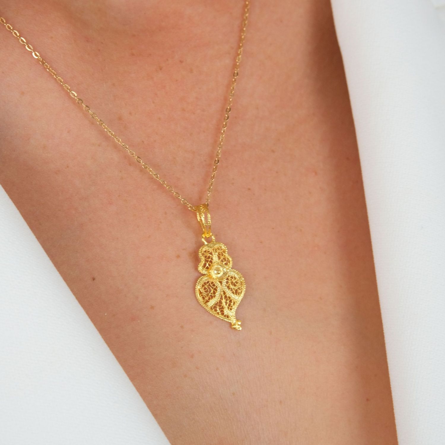 Necklace Heart of Viana S in 19,2Kt Gold Necklace Heart of Viana S in 19,2Kt Gold