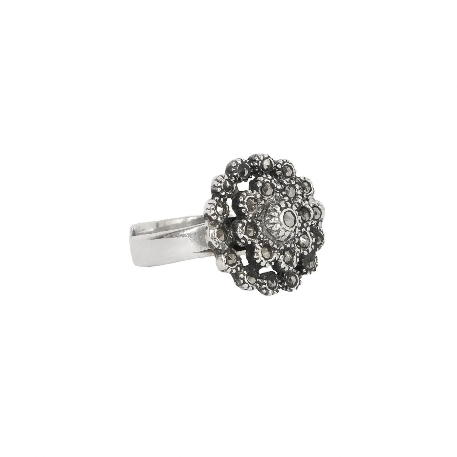 Ring Pinecone Marcasites in Silver Ring Pinecone Marcasites in Silver