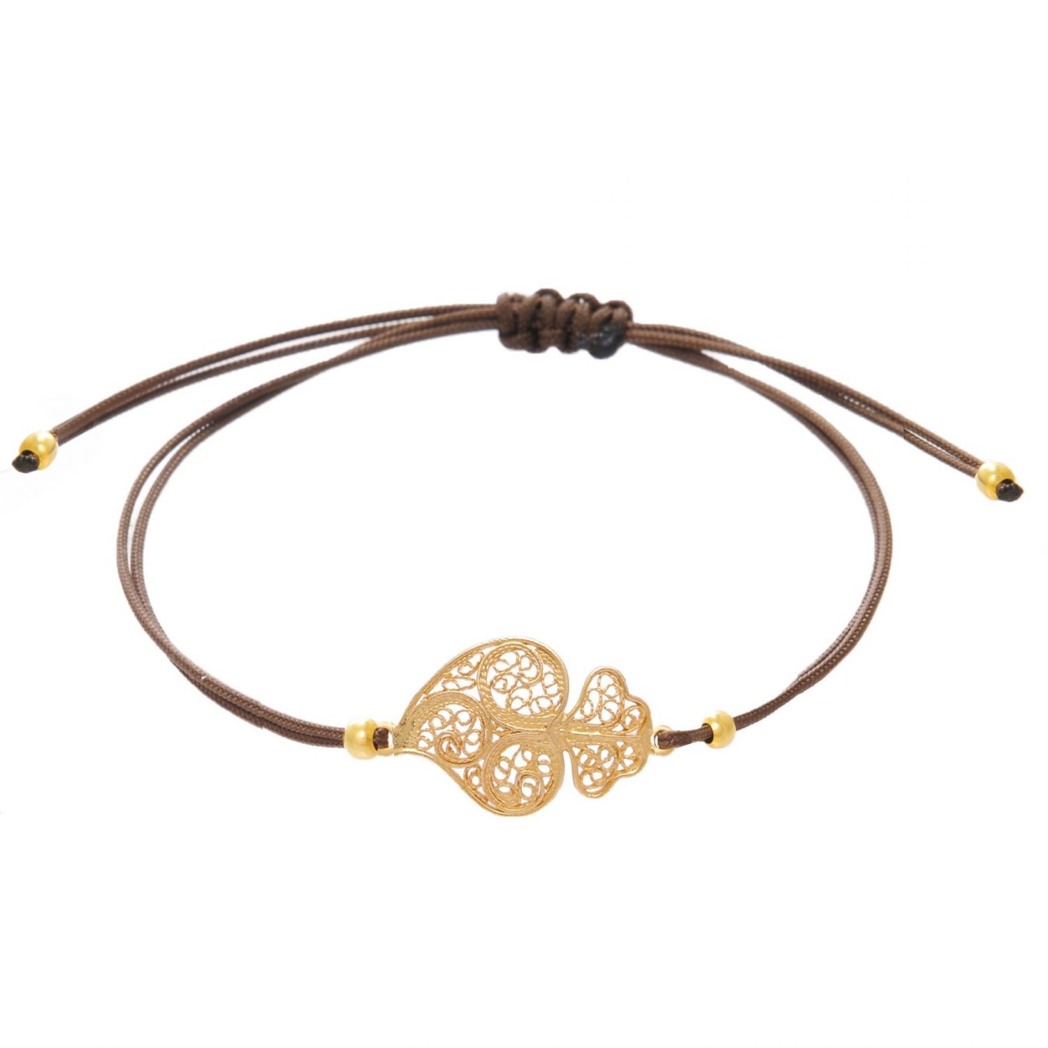 Pulseira Coração de Viana em Prata dourada Pulseira Coração de Viana em Prata dourada
