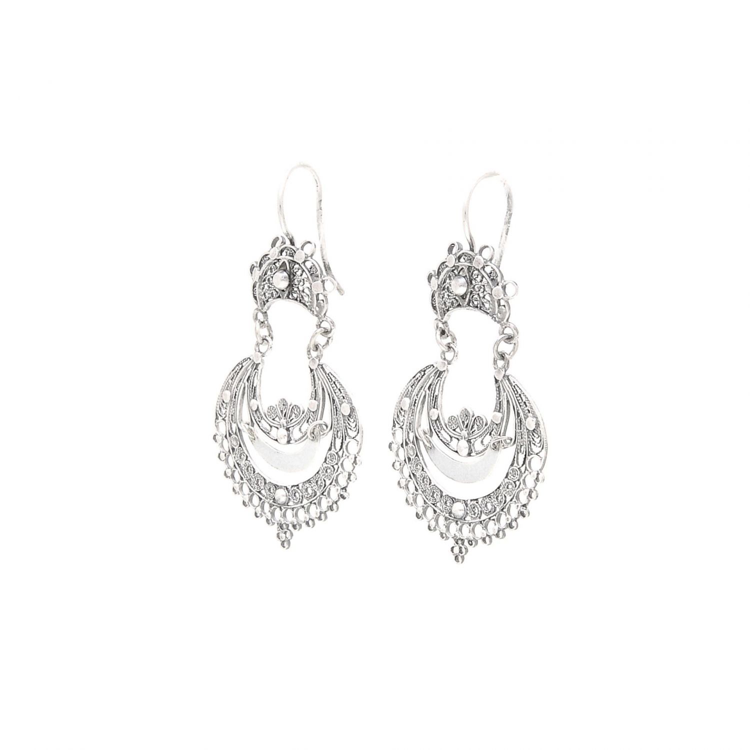 Earrings Arrecadas in Silver 