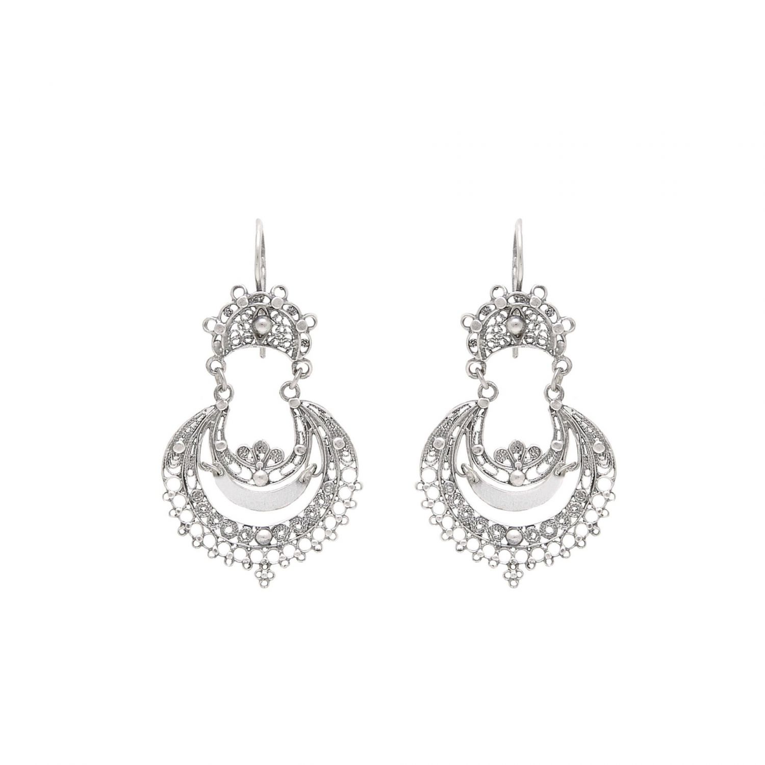 Earrings Arrecadas in Silver 