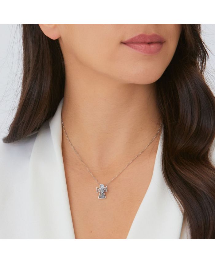 Necklace Guardian Angel in Silver Portugal Jewels
