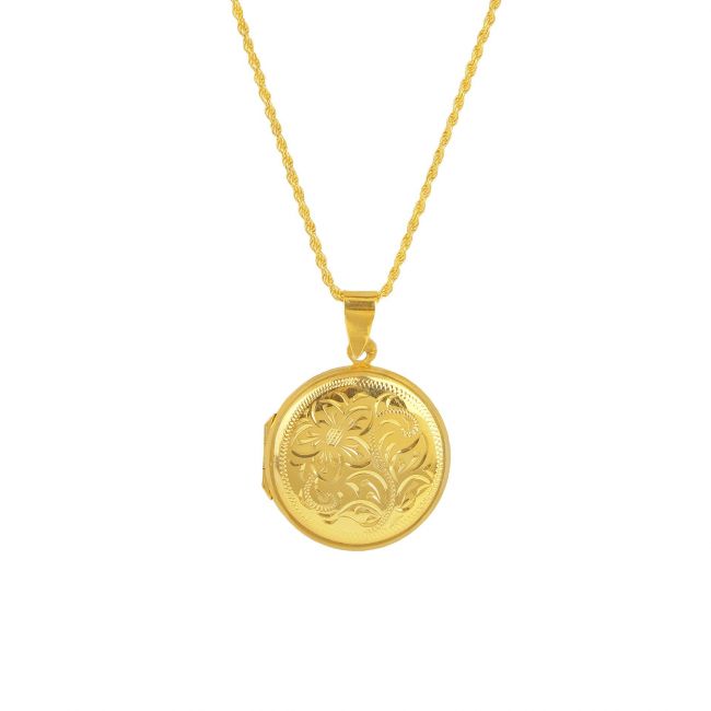 Necklace Memoria in Gold Plated Silver 