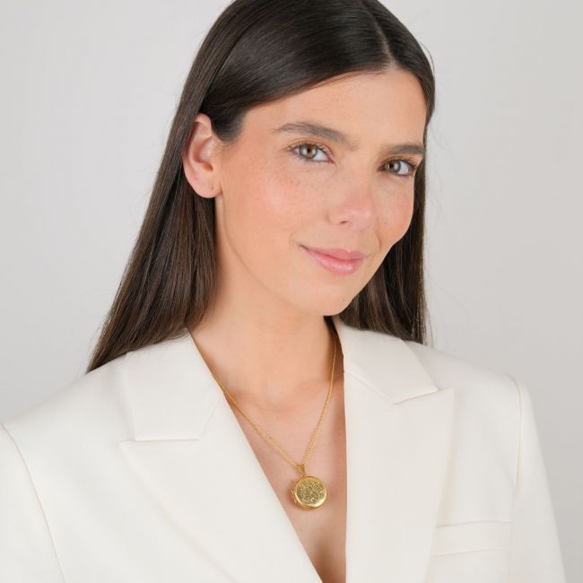 Necklace Memoria in Gold Plated Silver