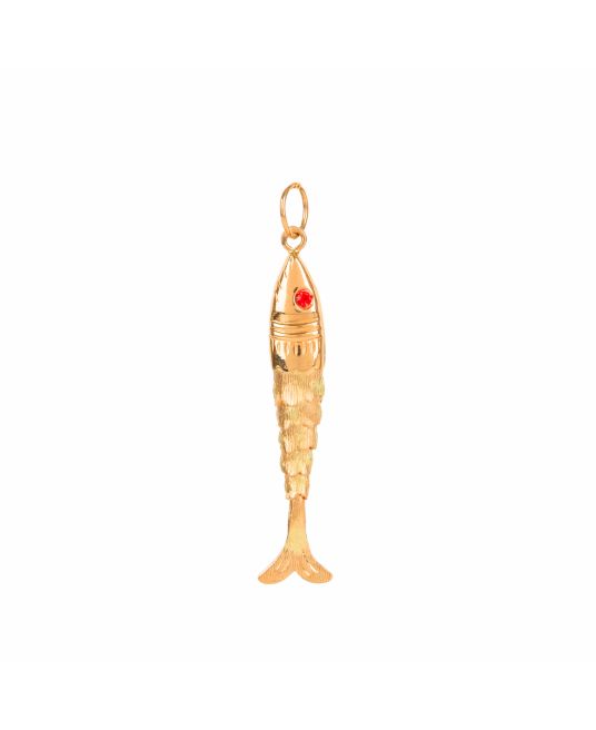 Pendentif Poisson en Or 19,2Kt 