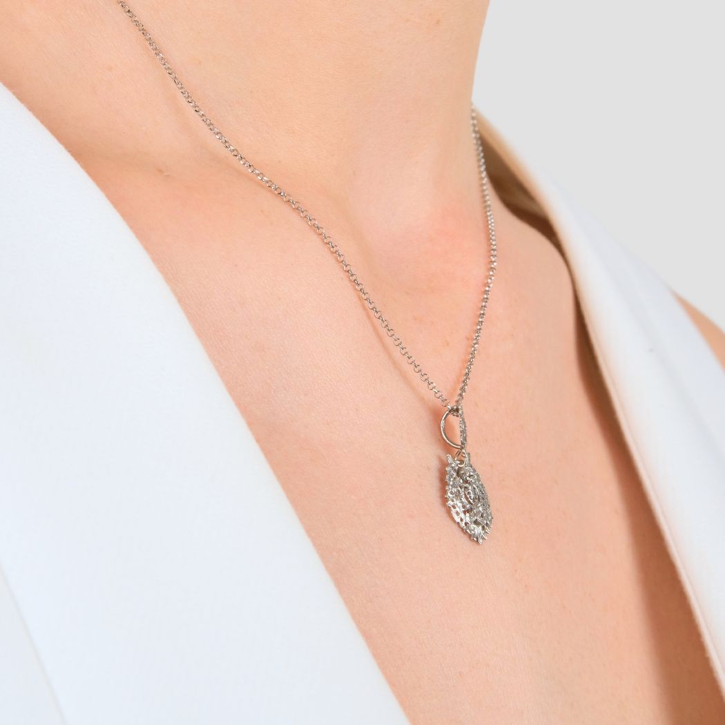 Collier Boucle d'Oreille Reine en Argent 