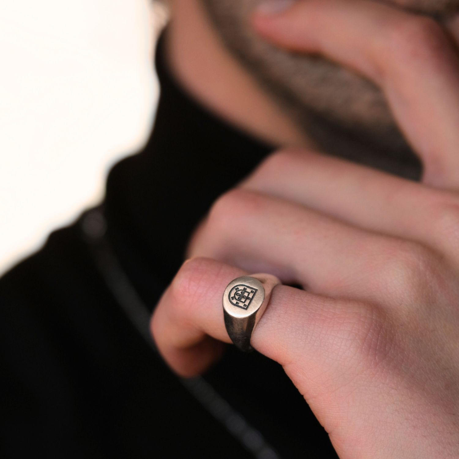 Anillo Escudo de Plata Anillo Escudo de Plata