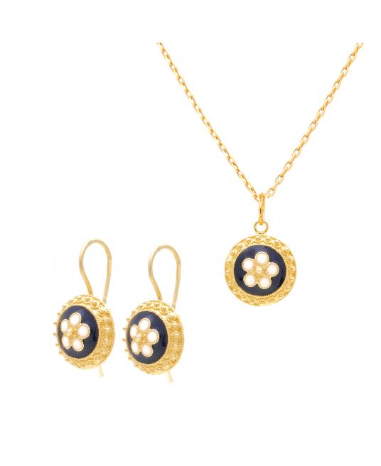 Set Caramujo in 19,2Kt Gold 
