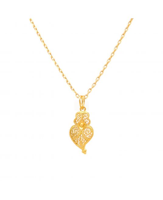 Necklace Heart of Viana S in 19,2Kt Gold 