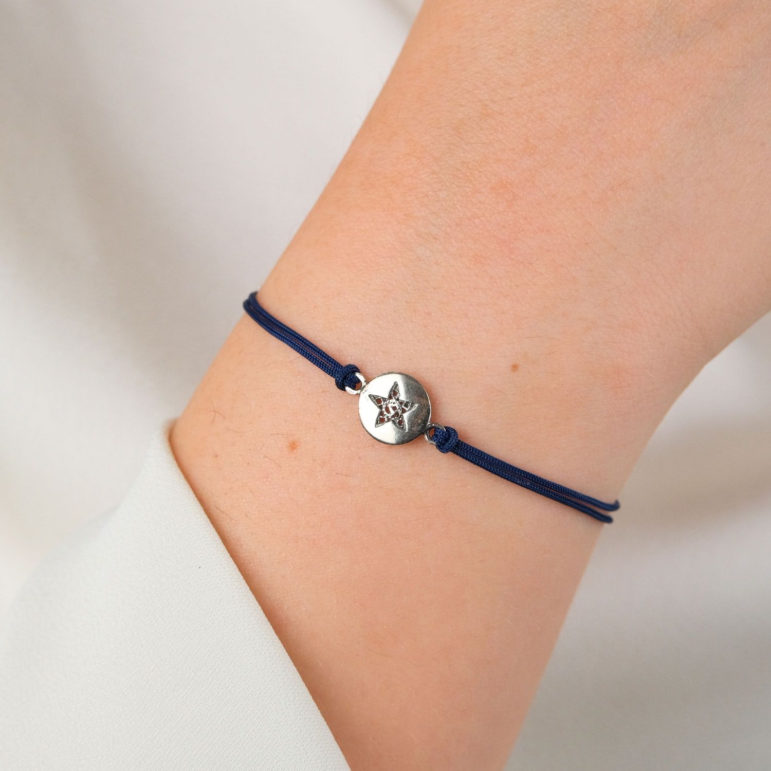 Bracelet Charm Étoile Polaire en Argent Bracelet Charm Étoile Polaire en Argent