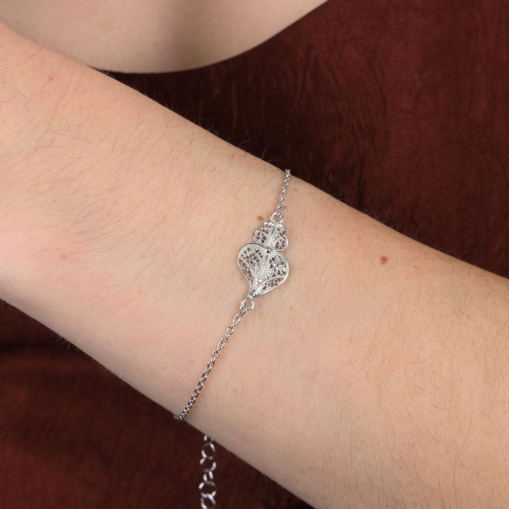 Bracelet Heart of Viana in Silver 