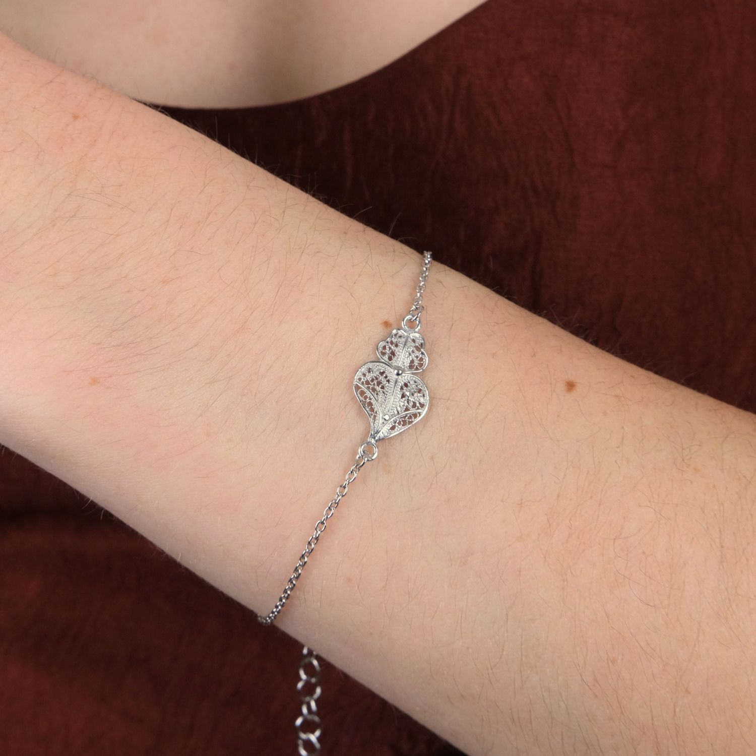 Bracelet Heart of Viana in Silver Bracelet Heart of Viana in Silver