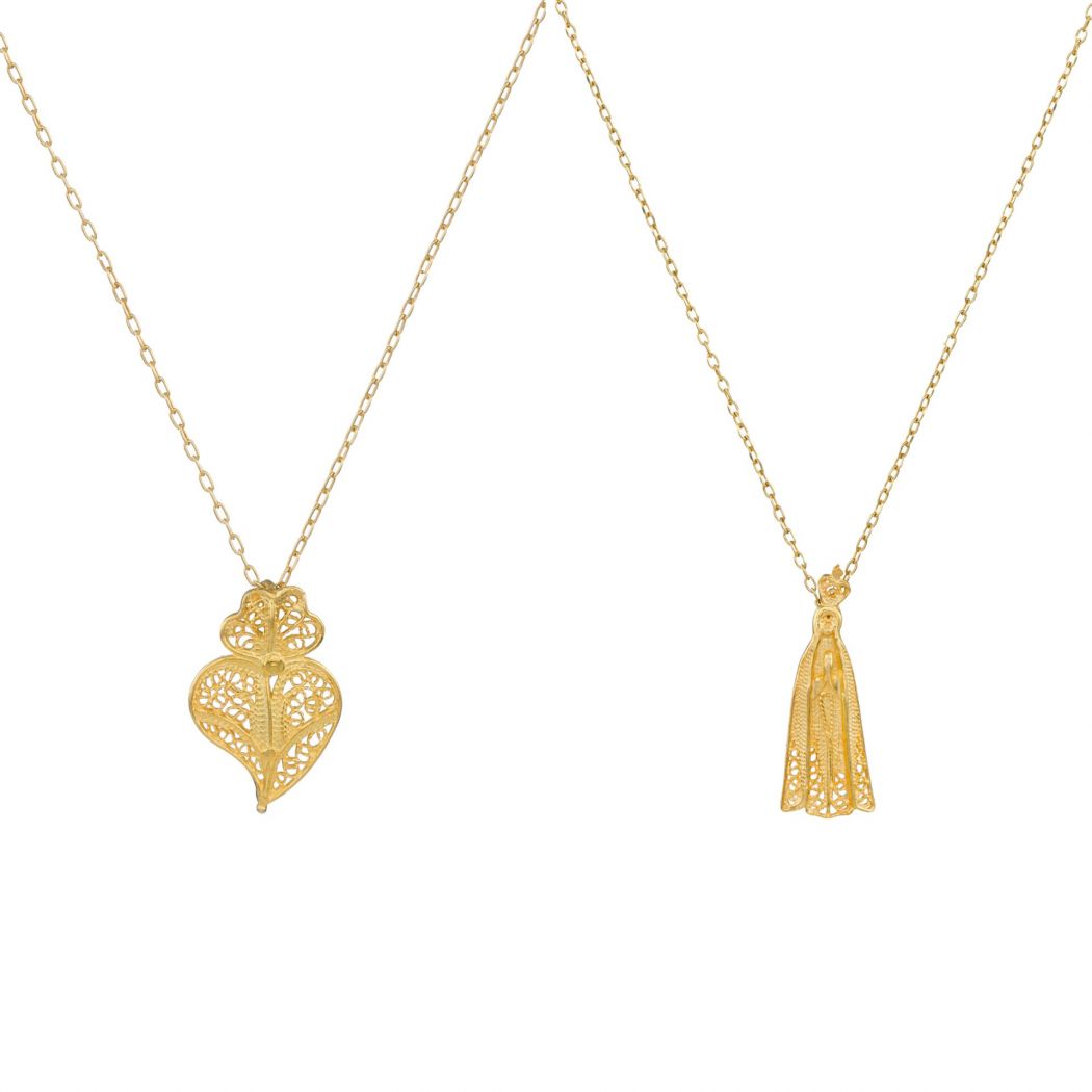Set Saudade II in Gold Plated Silver 