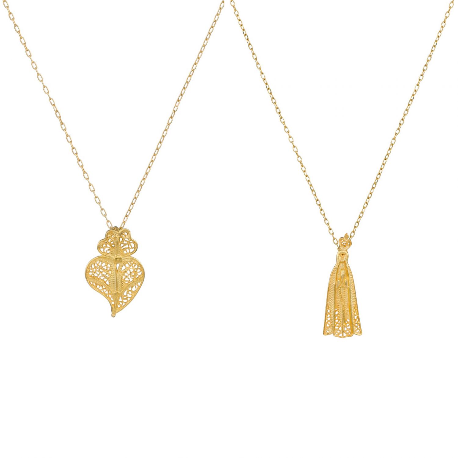 Set Saudade II in Gold Plated Silver 