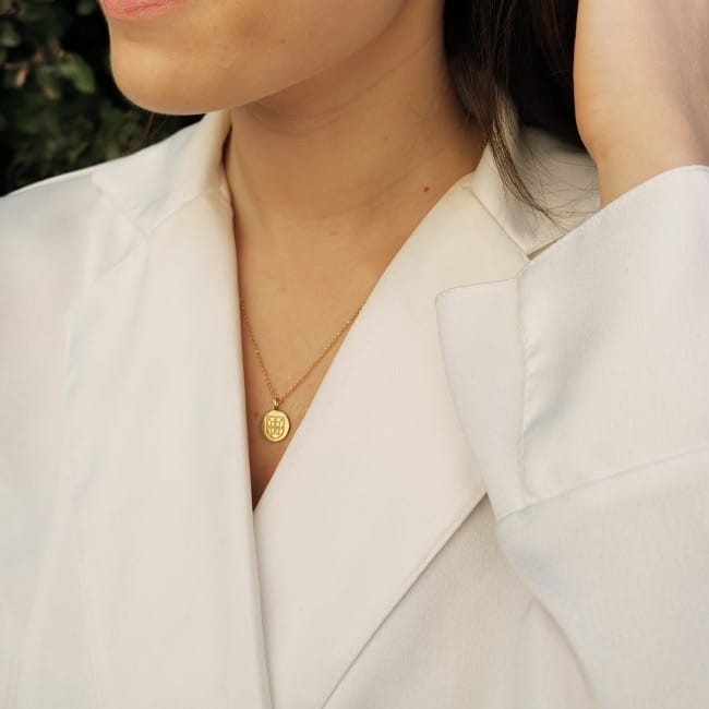 Necklace Escudo in 19,2Kt Gold 
