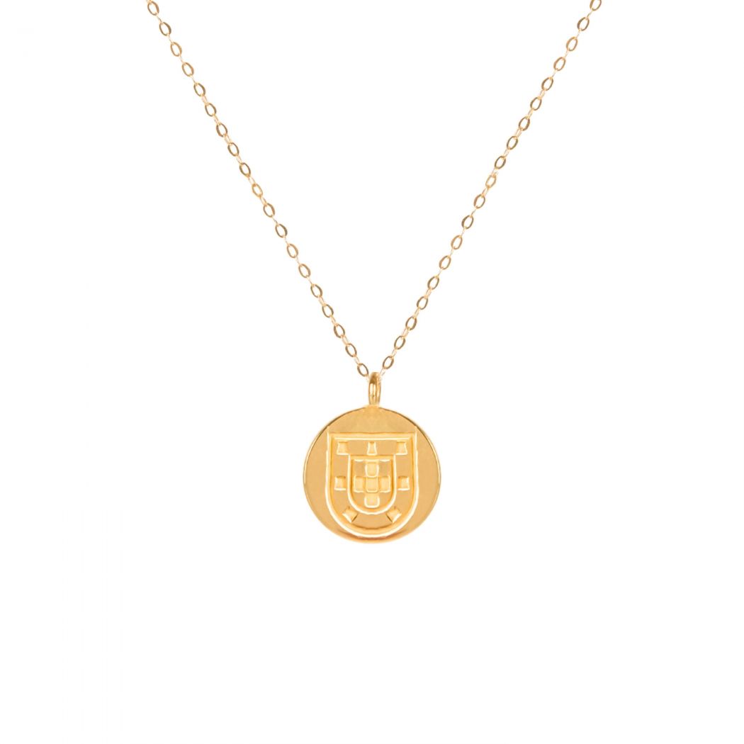 Necklace Escudo in 19,2Kt Gold 